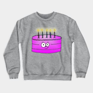 Happy Birthday Cake Doodle Crewneck Sweatshirt